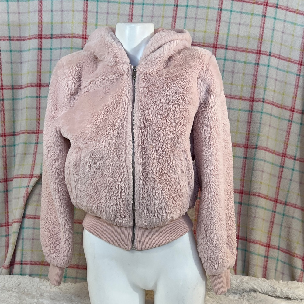 Love Tree Soft Pink Teddy Jacket
